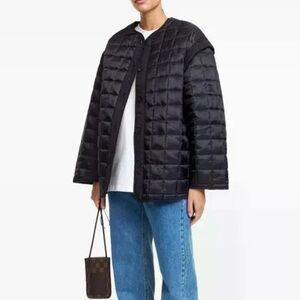 NWT By Malene Birger Edith Black Quilted Jacket/Vest Size XS NEW